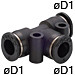 5/32" Tube Fitting, Mini Type - PE5/32M
