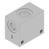 Aluminum Common Cavity Body - AC082CB6S