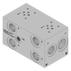 Aluminum Valve Manifold - AD03HP024S/PA