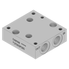 Aluminum Subplate - A2F06SPS8S