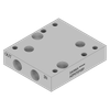 Aluminum Subplate - A2F07SPS8P