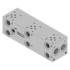 Aluminum Valve Manifold - AD03P034S/S