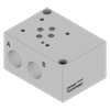 Aluminum Valve Subplate - AD03SPSB8P
