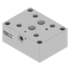 Aluminum Valve Subplate - AI08SPS12S