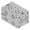 Aluminum FlexMount Manifold - LAD03P022S/S