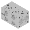 Ductile FlexMount Manifold - LDD03P022S/S