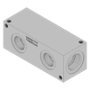 17-4 H1150 Stainless Header Block - SH0900216S