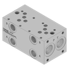 Aluminum FlexMount Manifold - LAD05P023S/CPAL