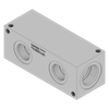 17-4 H1150 Stainless Header Block - SH1800216S