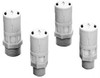 Metering valve with silencer