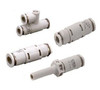 Quick exhaust valve with push-in fitting