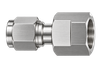 DGA stainless steel compression fitting — representative colored series image; dimensions vary by model.