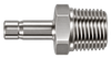 DHA stainless steel compression fitting — representative colored series image; dimensions vary by model.