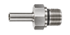DHQ stainless steel compression fitting — representative colored series image; dimensions vary by model.