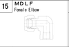 MDLF manufacturer series illustration; representative only. Size, dimensions and finish vary by model.