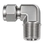 DLN stainless steel compression fitting — representative colored series image; dimensions vary by model.