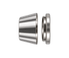 DOS stainless steel compression fitting — representative colored series image; dimensions vary by model.