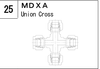 MDXA manufacturer series illustration; representative only. Size, dimensions and finish vary by model.