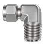 DLN stainless steel compression fitting — representative colored series image; dimensions vary by model.