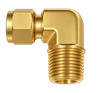 DLN brass compression fitting — representative colored series image; dimensions vary by model.