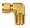 DLN brass compression fitting — representative colored series image; dimensions vary by model.