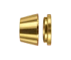 DOS brass compression fitting — representative colored series image; dimensions vary by model.