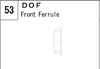 DOF manufacturer series illustration; representative only. Size, dimensions and finish vary by model.
