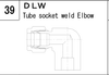 DLW manufacturer series illustration; representative only. Size, dimensions and finish vary by model.
