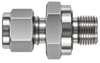 DCO stainless steel compression fitting — representative colored series image; dimensions vary by model.