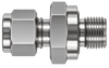 DCO stainless steel compression fitting — representative colored series image; dimensions vary by model.