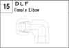DLF manufacturer series illustration; representative only. Size, dimensions and finish vary by model.