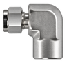DLF stainless steel compression fitting — representative colored series image; dimensions vary by model.
