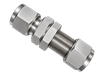 DSU stainless steel compression fitting — representative colored series image; dimensions vary by model.
