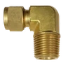 MDLN brass male elbow - representative product photo; dimensions and thread details vary by model.