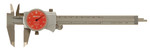 Mitutoyo Dial Caliper, 0-6 In, .001 In, red - 505-742-54