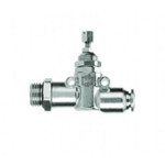 Inline Needle Valve (Bi-Directional) 3/8" Tube Metal Release Collet x 3/8" Male BSPP - 82835-06-06