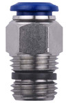 Straight Male 5/32" (4mm) Tube x 1/4" NPTF - 88000-53-04