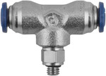 Swivel Male Branch Tee 1/4" Tube x 10-32 UNF - 88215-04-32