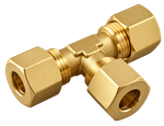 AIG-13200 brass compression fitting — representative colored series image; dimensions vary by model.