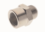 1/4 Ml BSPP x 3/8 Fm BSPP Adp w/Cen Hex - 2050-1/4-3/8