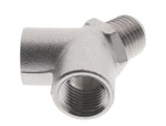 Y Connector 1/4 Fm BSPP x 1/4 Ml BSPT - 6000-1/4