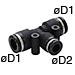 16MM X 12mm Standard Tube Fitting - PEG16-12