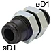 1/8" Tube Fitting, Mini Type - PM1/8MU