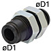 5/32" Tube Fitting, Mini Type - PM5/32MU