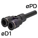 5/32" Tube Fitting, Mini Type - PYJ5/32M