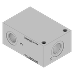 Aluminum Common Cavity Body - AC163CB10S