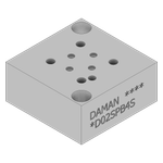 Aluminum Valve Subplate - AD02SPB4S