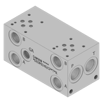 Aluminum Valve Manifold - AD03P024S/CPATAR