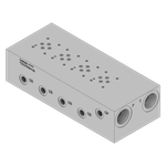 Aluminum Valve Manifold - AD03HPB042B