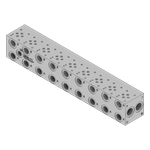 Aluminum Valve Manifold - AD03P092S/PD